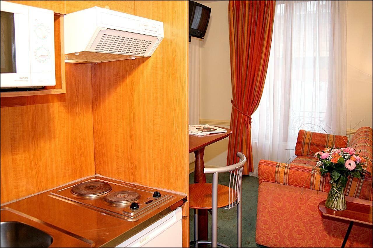 Aparthotel Pavillon Courcelles Parc Monceau Paris Zimmer foto
